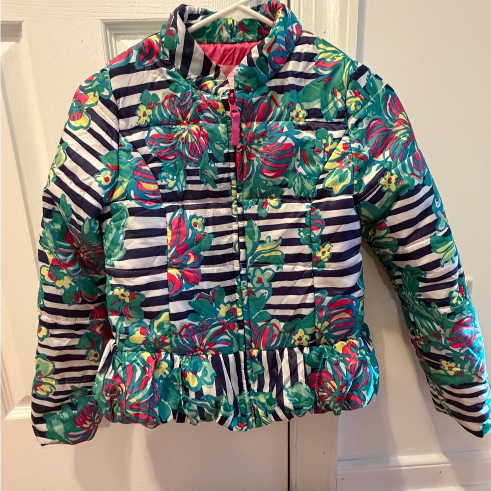 Lilly Pulitzer Striped Girls Jacket